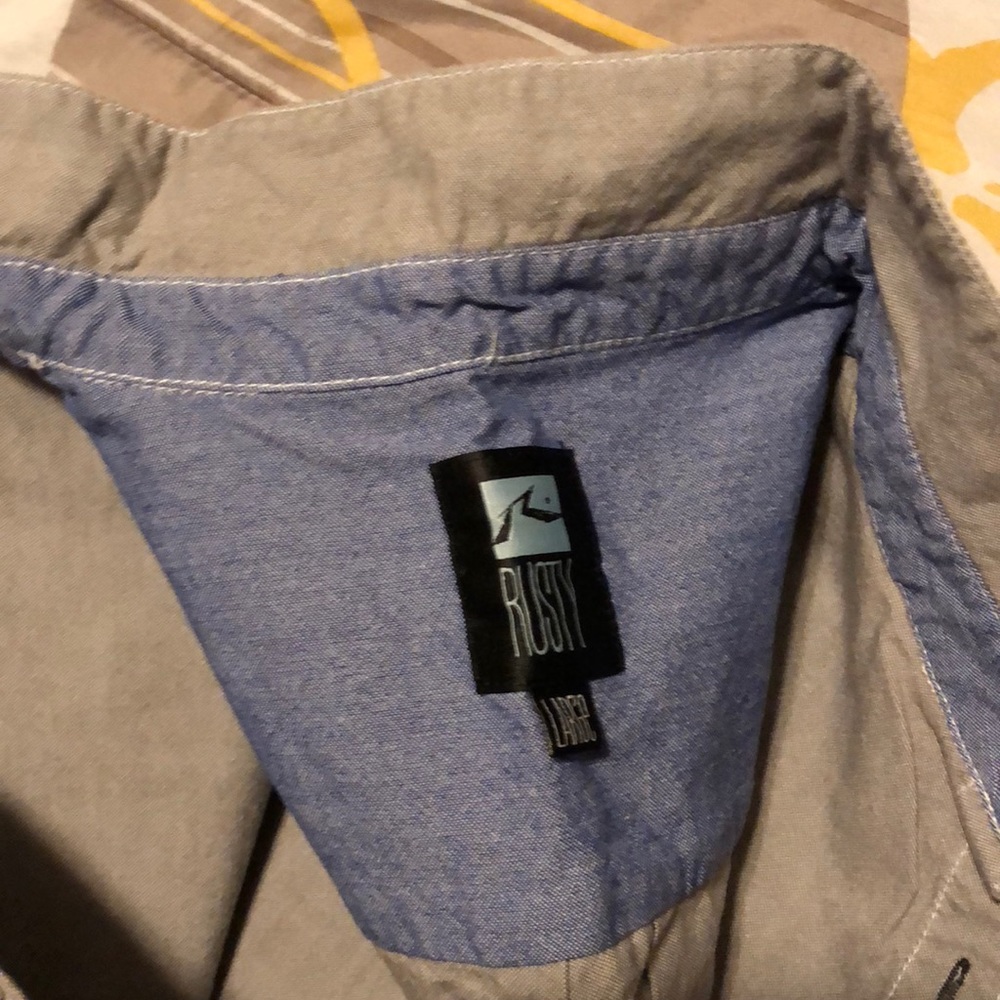 Grey Rusk Button down - Picture 2 of 3